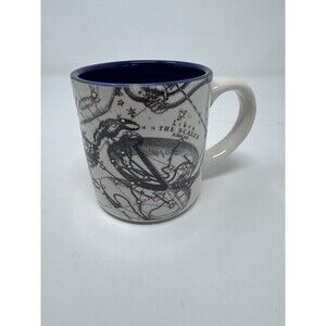 Anthropologie Salt and Earth Pottery SCORPIO Zodiac Coffee Tea Mug Constellation